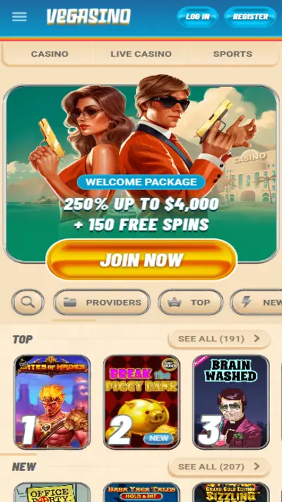 Vegasino Site Mobile