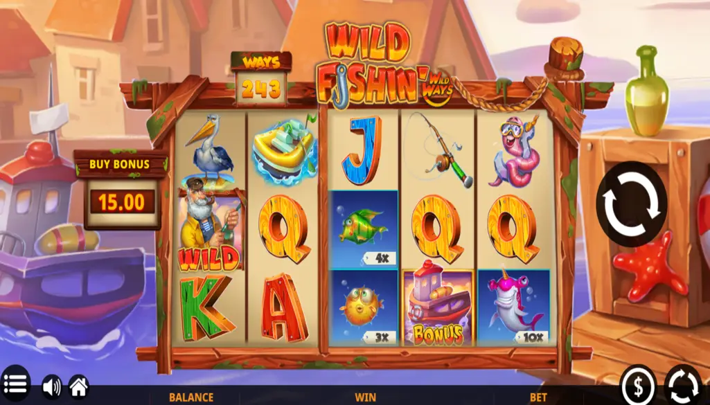 Wild Fishin Wild Ways Pokie Play