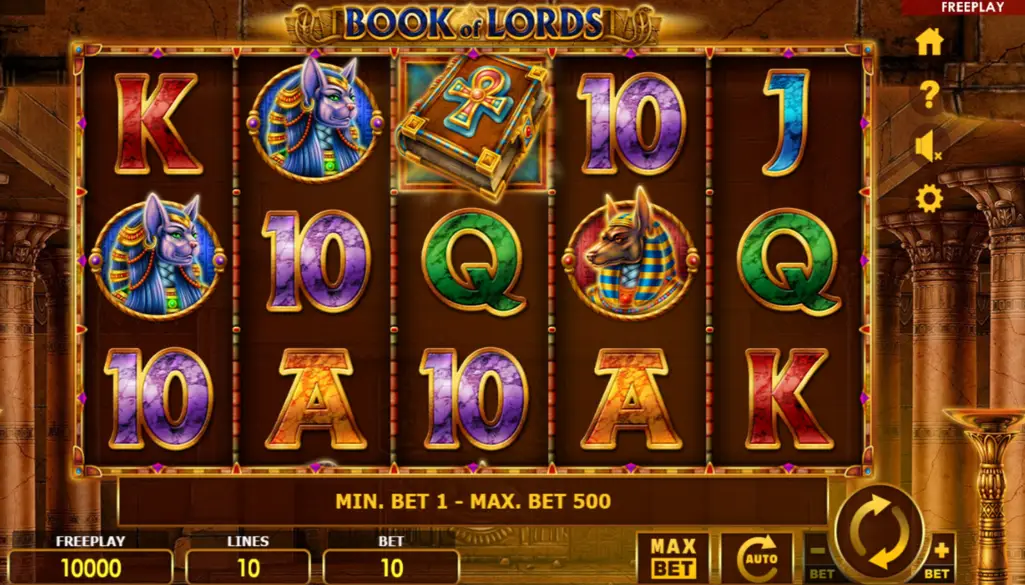 Book of Lords Pokie Play