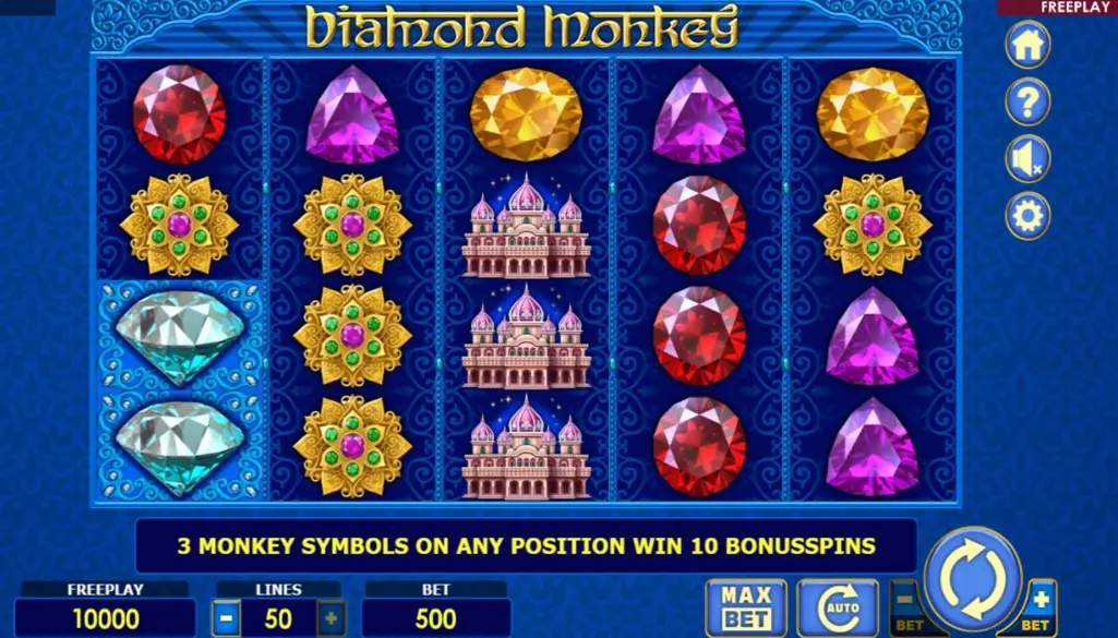 Diamond Monkey Pokie Play