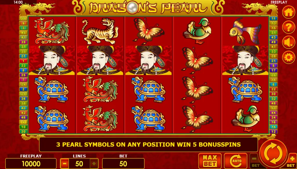 Dragon's Pearl Pokie Play