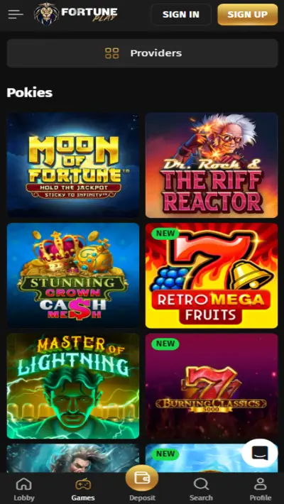 Fortune Play Games App