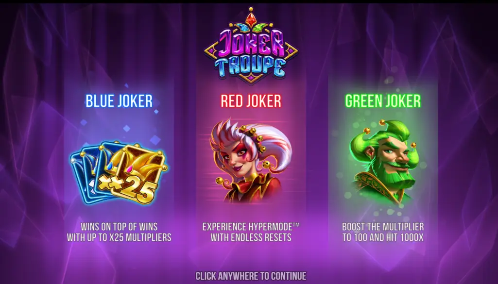 Joker Troupe Pokie Review