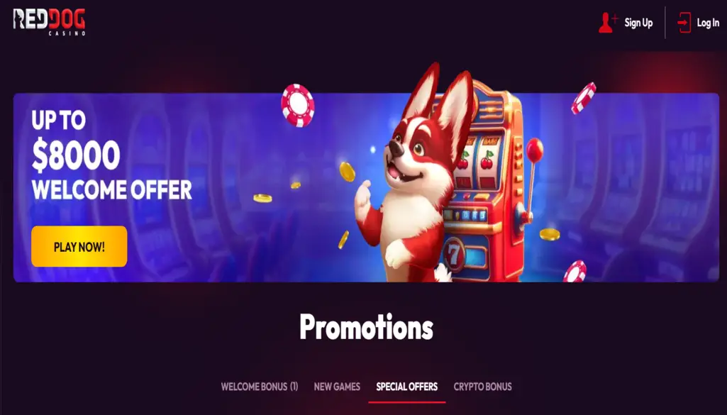 Red Dog Casino Bonuses