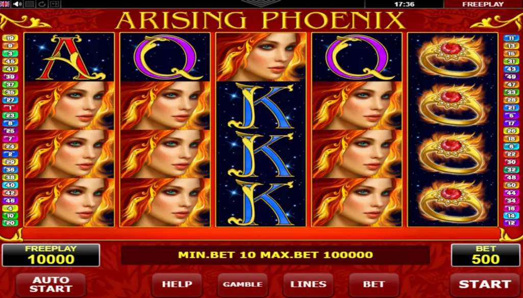Arising Phoenix Pokie Play