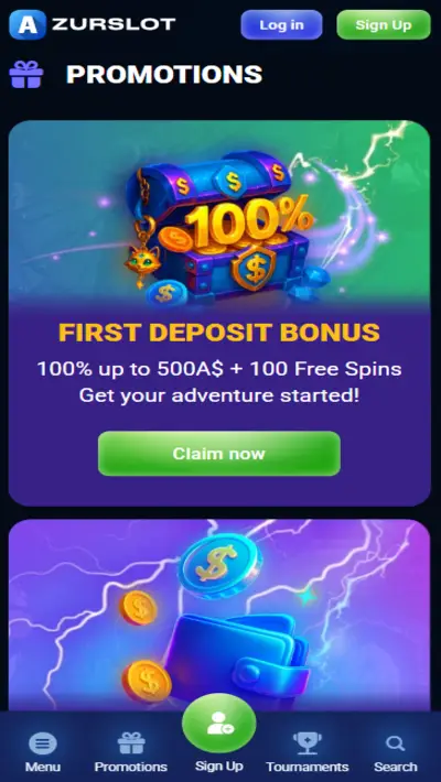 AzurSlot Bonuses App