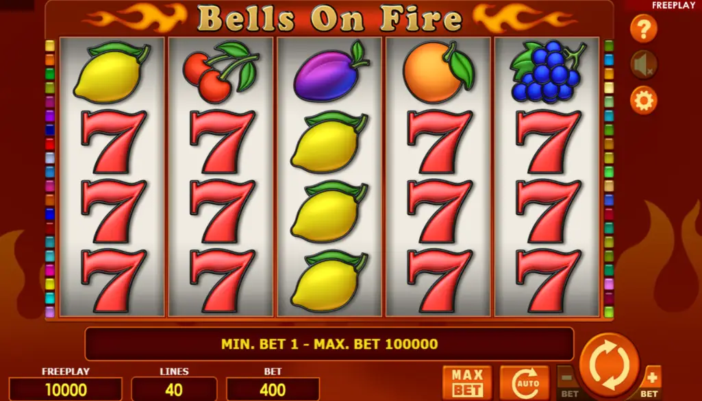 Bells on Fire Pokie Play