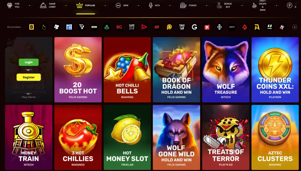 DragonSlots Games