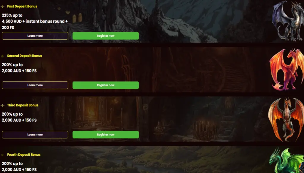 DragonSlots Promotions