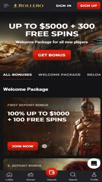 Rollero Promotions Mobile